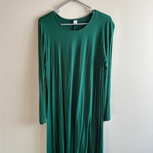 Old Navy Teal Long Sleeve Dress